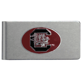 South Carolina Gamecocks Brushed Metal Money Clip