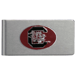 South Carolina Gamecocks Brushed Metal Money Clip