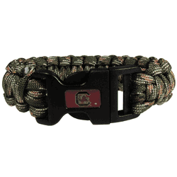 South Carolina Gamecocks Camo Survivor Bracelet