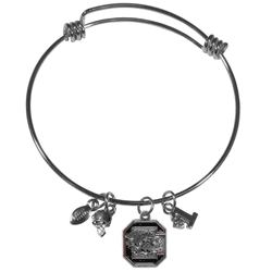 South Carolina Gamecocks Charm Bangle Bracelet