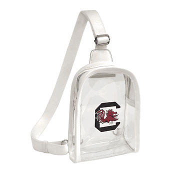 South Carolina Gamecocks Clear Mini Sling Stadium Bag