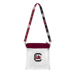 South Carolina Gamecocks Clear Pattern Strap Bag