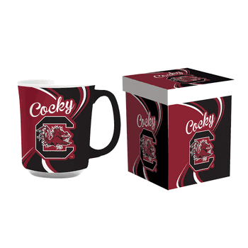 South Carolina Gamecocks Coffee Mug 14oz Ceramic with Matching Box