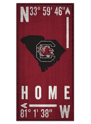 South Carolina Gamecocks Coordinate 6x12 Sign