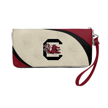South Carolina Gamecocks Curve Zip Organizer Wallet