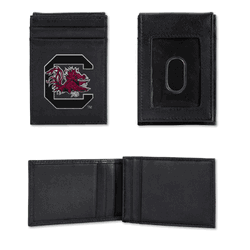 South Carolina Gamecocks  Embroidered Front Pocket Wallet - Slim/Light Weight