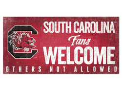 South Carolina Gamecocks Fans Welcome Sign