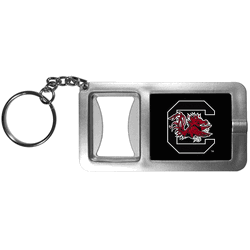 South Carolina Gamecocks Flashlight Key Chain with Bottle Opener