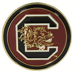 South Carolina Gamecocks Golf Ball Marker, Logo