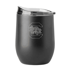 South Carolina Gamecocks GunMetal 16oz Black Powder Curved Beverage