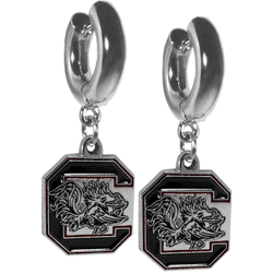 South Carolina Gamecocks Huggie Hoop Earrings