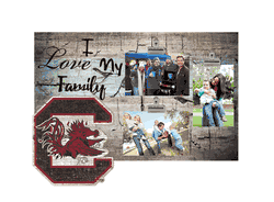 South Carolina Gamecocks I Love my Family Clip Frame