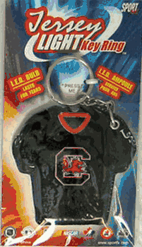 South Carolina Gamecocks Keychain Jersey Keylight CO