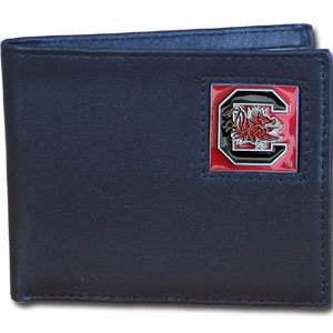 South Carolina Gamecocks Leather Bi-fold Wallet