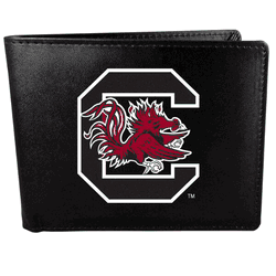 South Carolina Gamecocks Leather Bi-fold Wallet, Large Logo