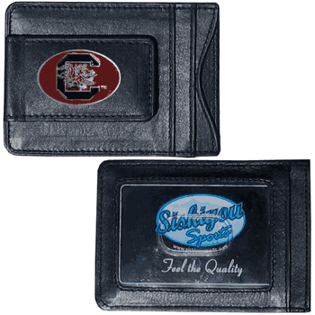 South Carolina Gamecocks Leather Cash & Cardholder