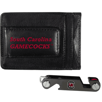 South Carolina Gamecocks Leather Cash & Cardholder & Key Organizer