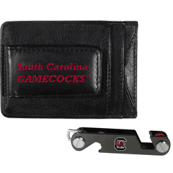 South Carolina Gamecocks Leather Cash & Cardholder & Key Organizer