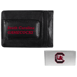 South Carolina Gamecocks Leather Cash & Cardholder & Money Clip