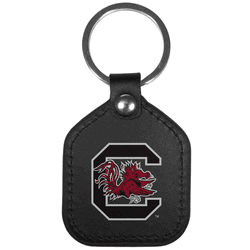 South Carolina Gamecocks Leather Square Key Chains