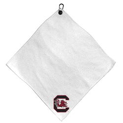 South Carolina Gamecocks Microfiber Small Towel - 15" x 15" (White)