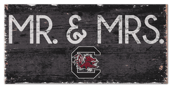 South Carolina Gamecocks Mr & Mrs Sign