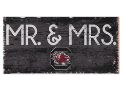 South Carolina Gamecocks Mr & Mrs Sign