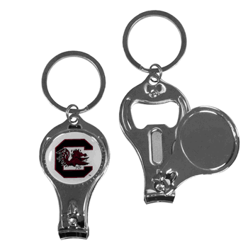South Carolina Gamecocks Nail Care/Bottle Opener Key Chain