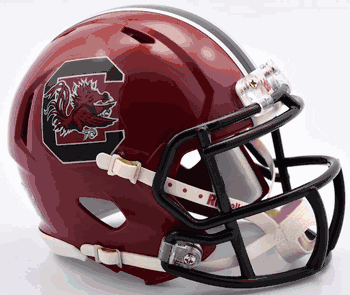 South Carolina Gamecocks NCAA Mini Speed Football Helmet Cardinal