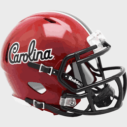 South Carolina Gamecocks NCAA Mini Speed Football Helmet Script