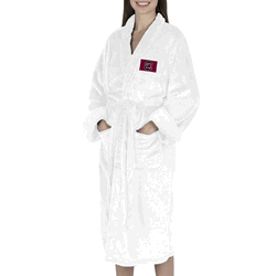 South Carolina Gamecocks NCAA White Out Silk Touch Robe Small/Medium
