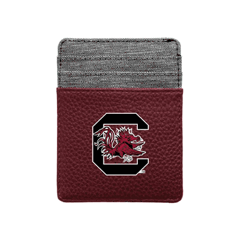 South Carolina Gamecocks Pebble Front Pocket Wallet MARN