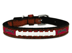 South Carolina Gamecocks Pet Collar Classic Football Leather Size Toy CO