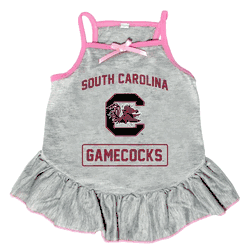 South Carolina Gamecocks Pet Dress Grey Type XSmall