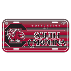 South Carolina Gamecocks Plastic License Plate