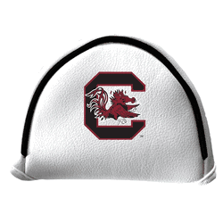 South Carolina Gamecocks Putter Cover - Mallet (White)
