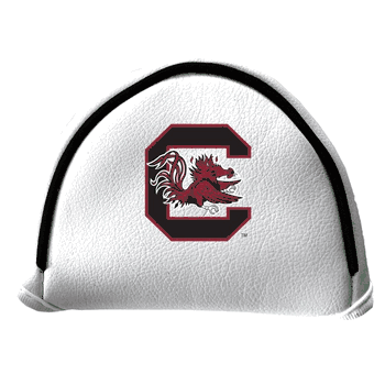 South Carolina Gamecocks Putter Cover - Mallet (White)