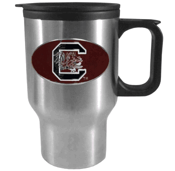 South Carolina Gamecocks Sculpted Travel Mug, 14 oz