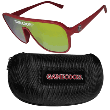 South Carolina Gamecocks Shield Sunglasses with Case