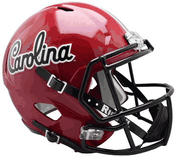 South Carolina Gamecocks Speed Replica Full Size Football Helmet Script