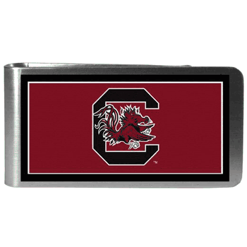 South Carolina Gamecocks Steel Logo Money Clips