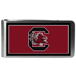 South Carolina Gamecocks Steel Logo Money Clips