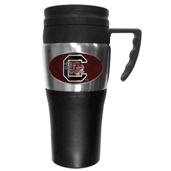 South Carolina Gamecocks Steel Travel Mug w/Handle