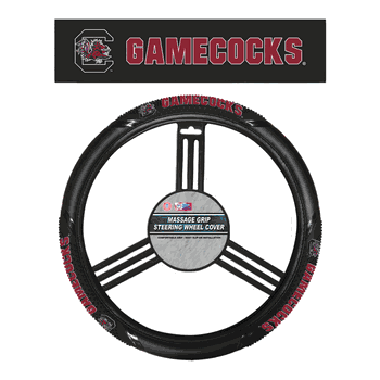 South Carolina Gamecocks Steering Wheel Cover Massage Grip Style CO