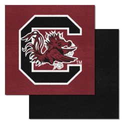 South Carolina Gamecocks Team Carpet Tiles - 45 Sq Ft.