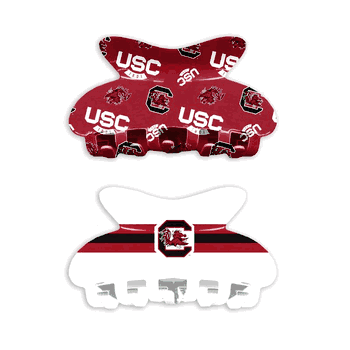 South Carolina Gamecocks Team Hair Claw Set