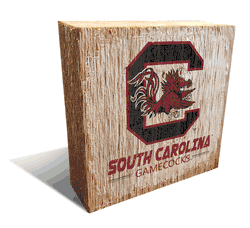 South Carolina Gamecocks Team Logo Block 6X6