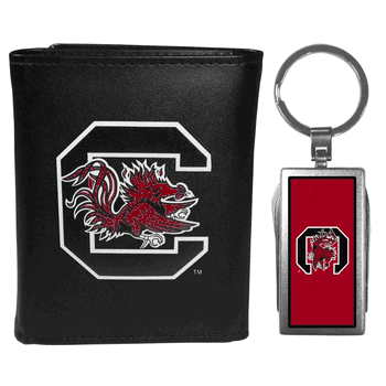 South Carolina Gamecocks Tri-fold Wallet & Multitool Key Chain
