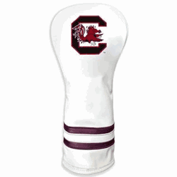 South Carolina Gamecocks Vintage Fairway Headcover (White)