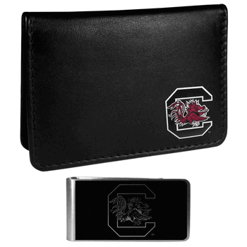 South Carolina Gamecocks Weekend Bi-fold Wallet & Black Money Clip